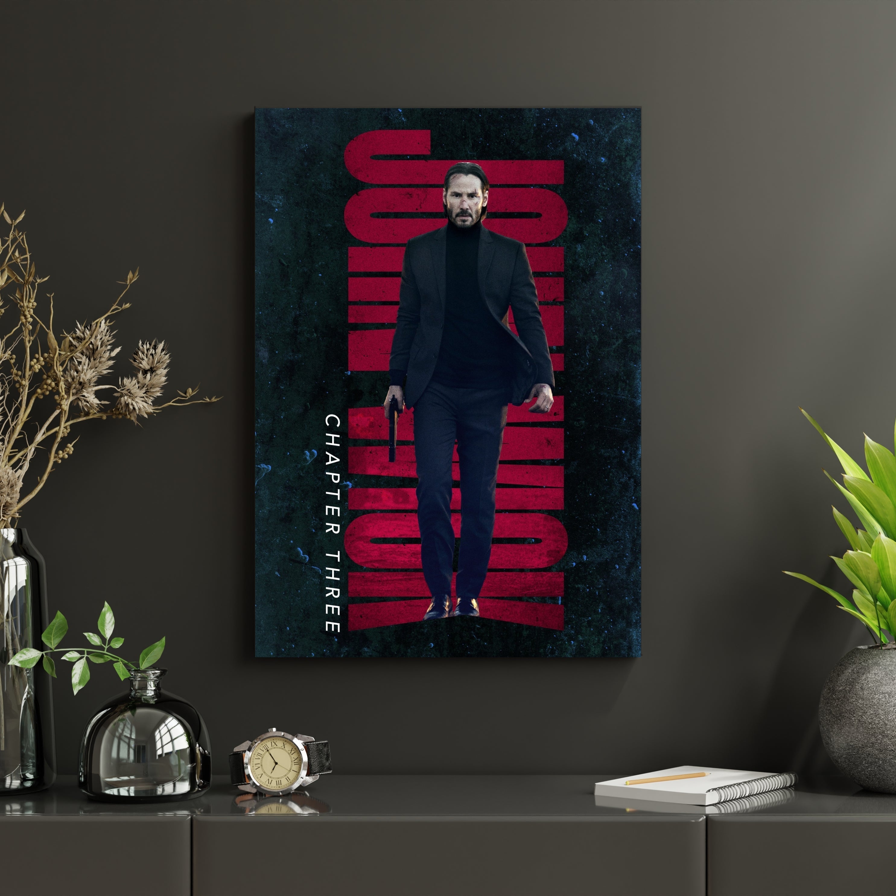 John Wick Chapter 3 Poster | Parabellum Action Movie Wall Art Lazywalls